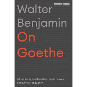 On Goethe -- Walter Benjamin